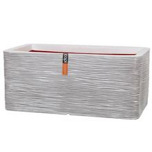 画像をギャラリービューアに読み込む, CAPI プランター レクタングル リブ 幅73cmx高さ32cm 【軽くて環境にやさしい植木鉢】