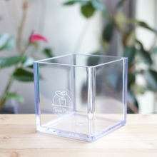 画像をギャラリービューアに読み込む, 【TablePlantsCUBE(テーブルプランツキューブ)専用】クリア鉢 単品