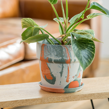 画像をギャラリービューアに読み込む, アーバンプランツポット マーブル φ165mm (5号目安)