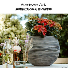 画像をギャラリービューアに読み込む, 【軽くて環境にやさしい植木鉢】CAPI ベースボール リブ 直径40cm×高さ32cm