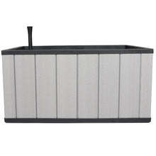 画像をギャラリービューアに読み込む, 【キャスター付き菜園植木鉢】KETER Sequoia planterM(セコアプランター)長角98cm