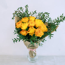 画像をギャラリービューアに読み込む, 【Women’s Day】オレンジ色のローズブーケ (バラの花束)※予約商品/数量限定