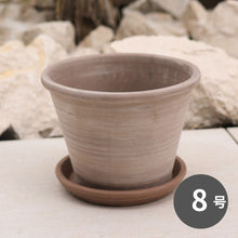 画像をギャラリービューアに読み込む, DEROMA ヴァサム デュオ ホワイトストライプ 8号 (高さ約19cm)