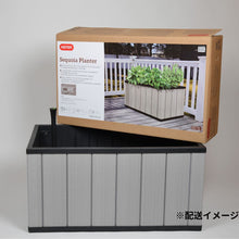 画像をギャラリービューアに読み込む, 【キャスター付き菜園植木鉢】KETER Sequoia planterM(セコアプランター)長角98cm