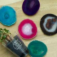 画像をギャラリービューアに読み込む, 【土を使わない観葉植物】 テーブルプランツ(Table Plants) ×カラフルCRYSTAL COASTERセット
