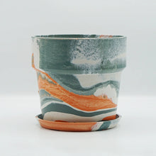 画像をギャラリービューアに読み込む, アーバンプランツポット マーブル φ165mm (5号目安)