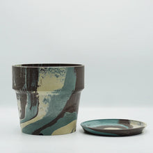 画像をギャラリービューアに読み込む, アーバンプランツポット マーブル φ165mm (5号目安)