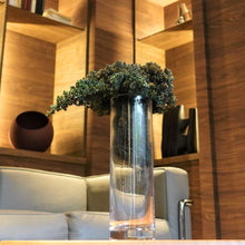 画像をギャラリービューアに読み込む, ドライ盆栽® ガラス花器 組み立てキット 円柱型中サイズ(緑)