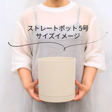 画像をギャラリービューアに読み込む, アジアンタム・フレグランス 5号 北欧デザインストレート鉢カバーセット