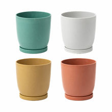 画像をギャラリービューアに読み込む, 【インテリアに馴染むおしゃれな植木鉢】SHEL'TTER GREEN リサイクルポットMIX 5号