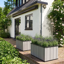 画像をギャラリービューアに読み込む, 【キャスター付き菜園植木鉢】KETER Sequoia planterM(セコアプランター)長角98cm