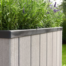 画像をギャラリービューアに読み込む, 【キャスター付き菜園植木鉢】KETER Sequoia planterM(セコアプランター)長角98cm