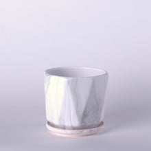 画像をギャラリービューアに読み込む, 【おしゃれな植木鉢】SHEL'TTER GREEN マーブル陶器ポット グレー系