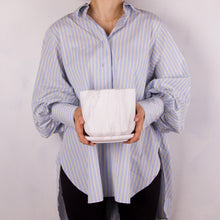 画像をギャラリービューアに読み込む, 【おしゃれな植木鉢】SHEL'TTER GREEN マーブル陶器ポット グレー系