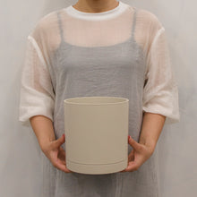 画像をギャラリービューアに読み込む, モンステラ・アダンソニー 5号 リサイクルシリンダーポットセット【SHEL'TTER GREENのおしゃれな植木鉢でお届け】