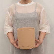 画像をギャラリービューアに読み込む, モンステラ・アダンソニー 5号 リサイクルシリンダーポットセット【SHEL'TTER GREENのおしゃれな植木鉢でお届け】