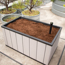 画像をギャラリービューアに読み込む, 【キャスター付き菜園植木鉢】KETER Sequoia planterM(セコアプランター)長角98cm