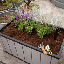 画像をギャラリービューアに読み込む, 【キャスター付き菜園植木鉢】KETER Sequoia planterM(セコアプランター)長角98cm