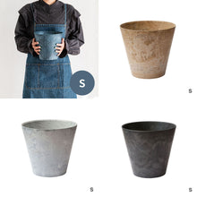 画像をギャラリービューアに読み込む, ヒメモンステラ 5号 おしゃれな植木鉢カバーセット(アートストーンS) ギフトにもおすすめ