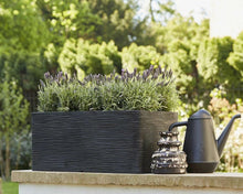 画像をギャラリービューアに読み込む, CAPI プランター レクタングル リブ 幅73cmx高さ32cm 【軽くて環境にやさしい植木鉢】
