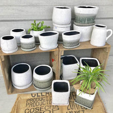 画像をギャラリービューアに読み込む, グレイズドポット ラウンド エス ホワイト Giazed pot Round White S