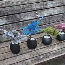 画像をギャラリービューアに読み込む, ドライ盆栽® ホワイト 黒陶器 枯れ盆栽