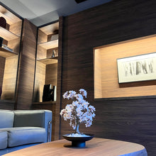 画像をギャラリービューアに読み込む, 【一点物】桜のドライ盆栽® 「祝」 黒石目調塗り 枯れ盆栽 ※桜の花はフェイクフラワーです