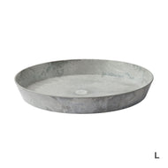 【上質な質感でおしゃれな植木鉢の受け皿】アートストーンソーサー  φ258mm | ART STONE SAUCER L