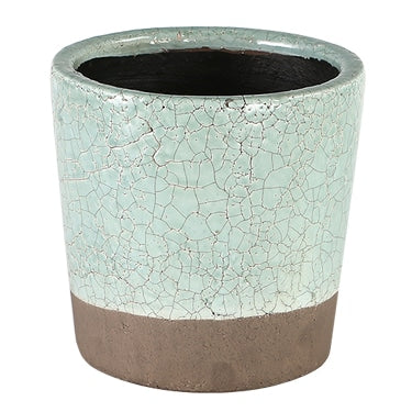 カラー グレイズド ポットL | COLOR GLAZED POT L(4号鉢：全10色)