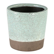 カラー グレイズド ポットL | COLOR GLAZED POT L(4号鉢：全10色)