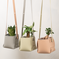 【3個セット】植物のハンギングに最適SOFT LETHER POT