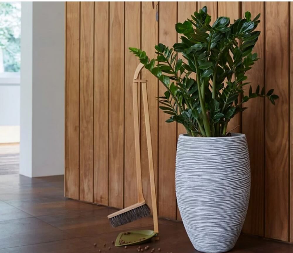 【軽くて環境にやさしい植木鉢】CAPI トールエレガント リブ 直径40cm×高さ60cm